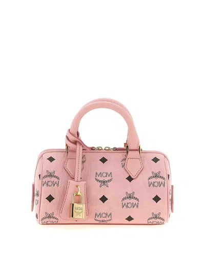 Mcm Bolso Shopping - Rosado In Color Carne Y Neutral