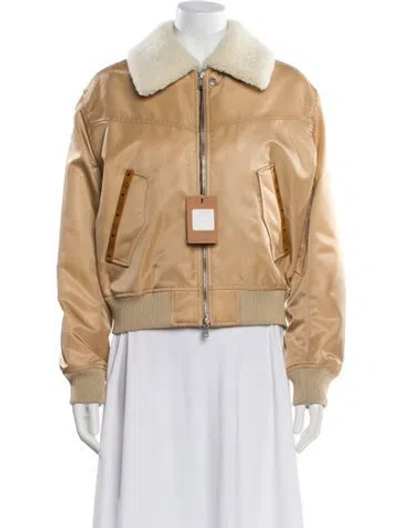 Pre-owned Mcm Bomber Jacket W/ Tags In Neutral