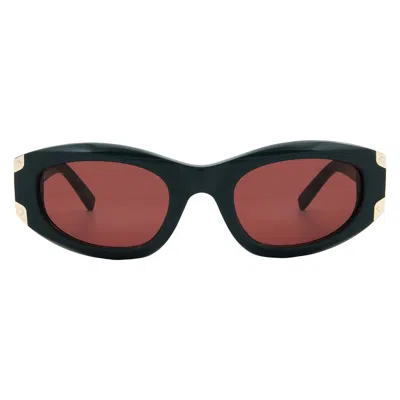 Mcm Bordeaux Oval Ladies Sunglasses Mw0006 96s 53 In Brown