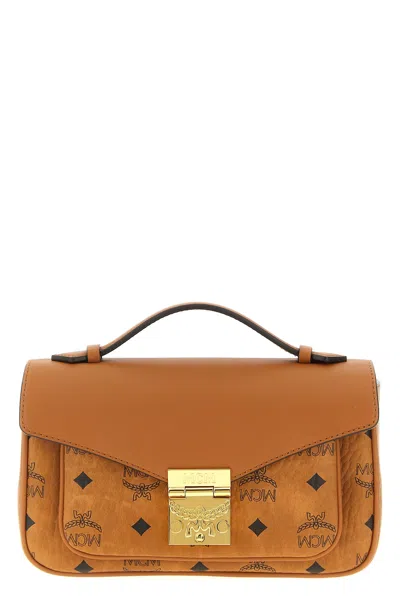 Mcm Borsa A Tracolla 'tracy' Media In Brown