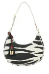 Mcm Women Printed Canvas Mini Aren Shoulder Bag In Bk