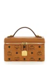 Mcm Printed Canvas Rockstar Vanity Case Handbag