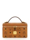 Mcm Printed Canvas Rockstar Vanity Case Handbag