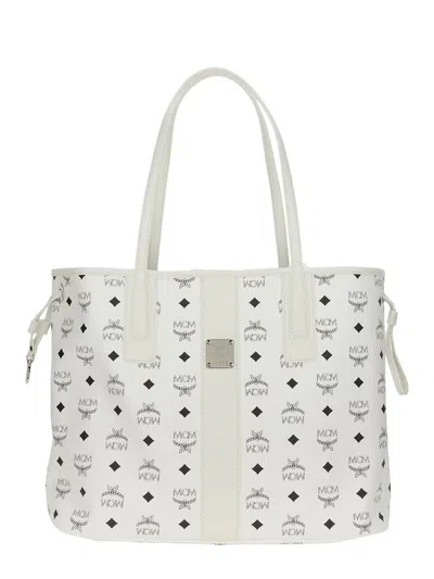 Mcm Borsa Shopper Liz Medium In White