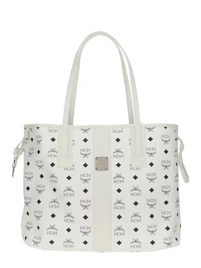 Mcm Borsa Shopper "liz" Medium In White