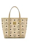 Mcm Mini Tony Printed Canvas Tote Bag In Nude
