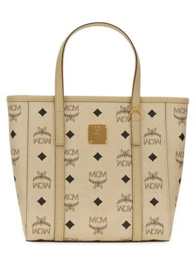 Mcm Borsa Shopper "toni" Mini In Sand