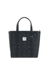 Mcm Shopper Bag Mini In Black