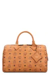 Mcm Brown Ella Boston Medium Duffle Bag In Brown