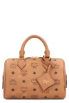 Mcm Brown Ella Boston Medium Duffle Bag In Brown