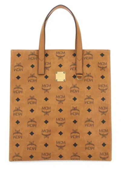 Mcm Brown Aren Small Tote