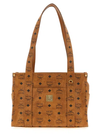 Mcm Brown Aren Tote Bag