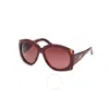 Mcm Brown Gradient Oval Unisex Sunglasses Mw0005 71f 61 In Purple