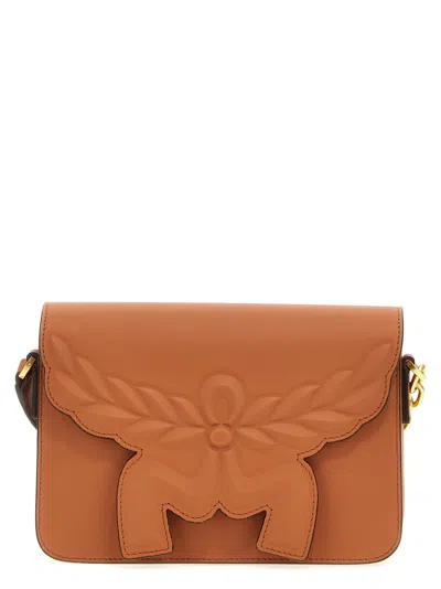 MCM BROWN HIMMEL CROSSBODY BAG