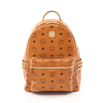 Pre-owned Mcm Brown Leather Backpack ()