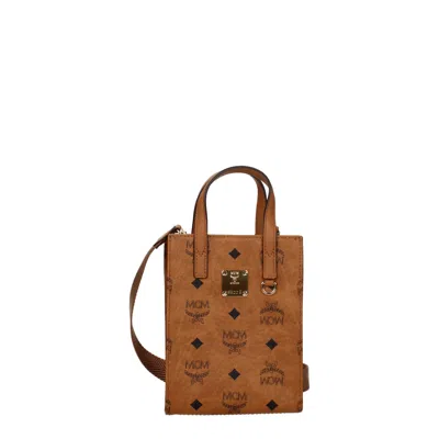 Mcm Brown Leather Handbag