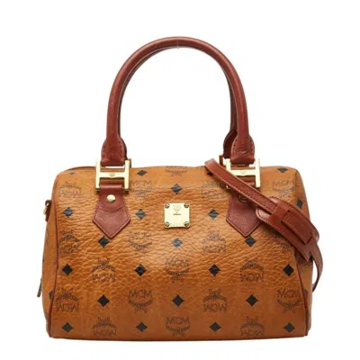 Pre-owned Mcm Brown Leather Handbag Shoulder Bag ()