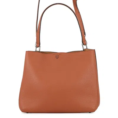 Pre-owned Mcm Brown Leather Handbag Tote Bag ()