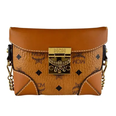 Pre-owned Mcm Brown Leather Shoulder Bag ()