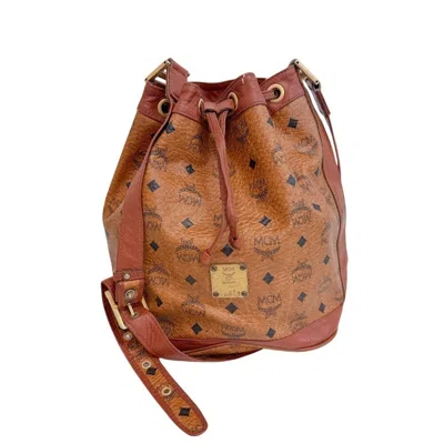 Pre-owned Mcm Brown Leather Shoulder Bag ()