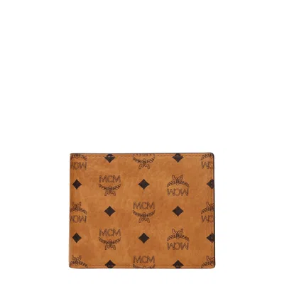 Mcm Brown Leather Wallet