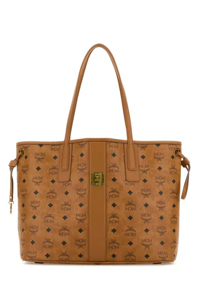 MCM WOMEN BROWN MEDIUM LIZ TOTE BAG, ONESIZE LUXURY TOTES FOR WOMEN DARVEYS