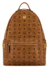 Mcm Medium Stark Backpack In Red