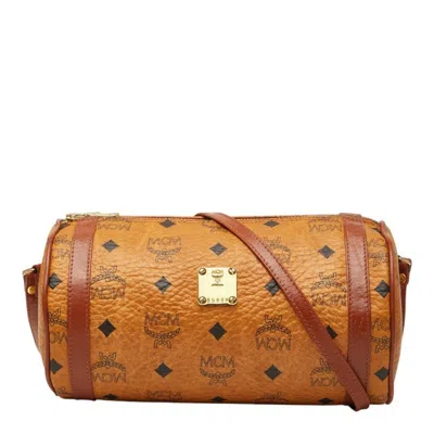 Pre-owned Mcm Brown Pvc Leather Shoulder Bag ()