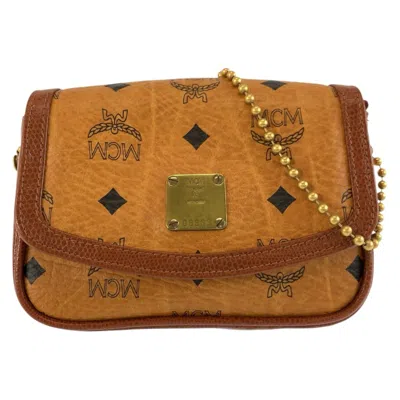 Pre-owned Mcm Brown Pvc Pochette Shoulder Bag ()