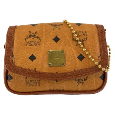 Pre-owned Mcm Brown Pvc Pochette Shoulder Bag ()