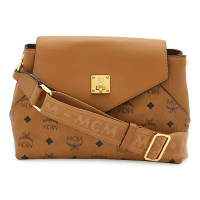 Pre-owned Mcm Brown Pvc Shoulder Bag ()
