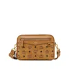Mcm Diamond Vi Crossbody Bag In Visetos Cognac
