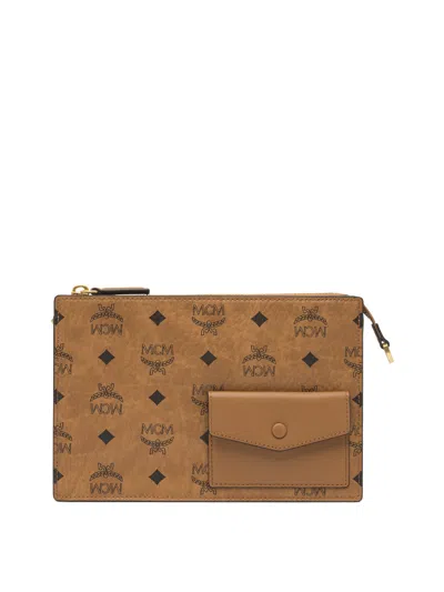 MCM MCM BROWN SYNTHETIC LEATHER CROSSBODY BAG