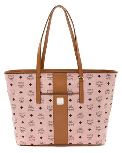 Mcm Brown Visetos Anya Medium Shopper Tote (authentic Pre-loved)