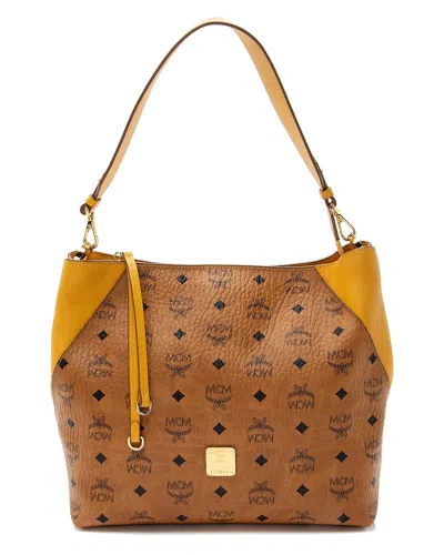 Mcm Brown Visetos Klara Medium Hobo (authentic Pre-loved)
