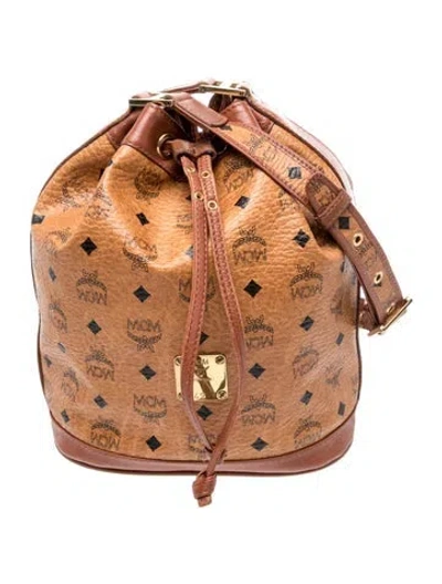 Pre-owned Mcm Bucket Bag In Brown