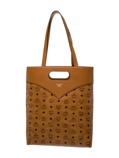Pre-owned Mcm Bucket Bag In Brown