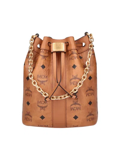 Mcm Bucket Bag "dessau" In Brown