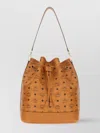 Mcm Bucket Bag Synthetic Nappa Trimmings In Orange