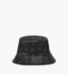 Mcm Monogram Print Bucket Hat In Black