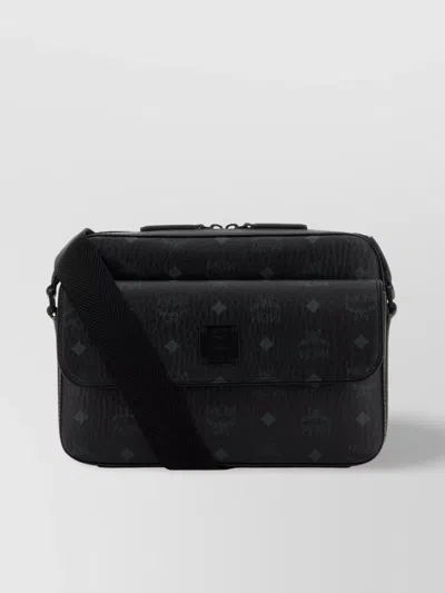 Mcm Canvas Aren Messenger Crossbody Bag