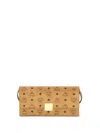 Mcm Canvas Aren Wallet In Brown