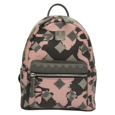 Pre-owned Mcm Canvas Backpack Bag ()