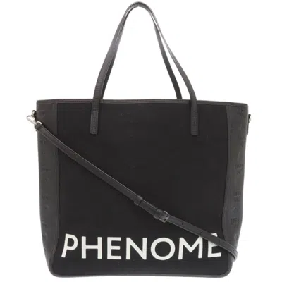 Pre-owned Mcm Canvas Leather Tote Bag ()