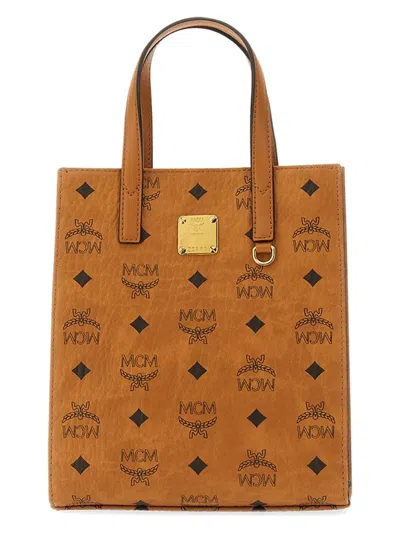 Mcm Canvas Shopping Bag