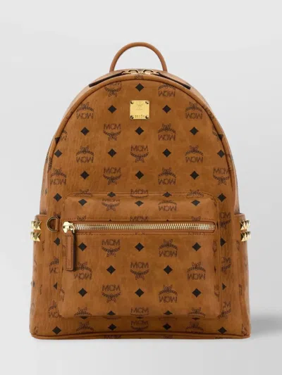 MCM CANVAS STARK BACKPACK STUDDED ACCENTS