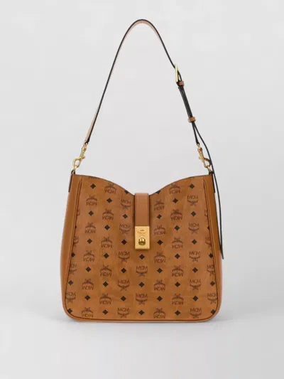 Mcm Canvas Tracy Shopping Tote Bag Strap