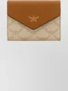 Mcm Canvas Wallet Monogram Pattern