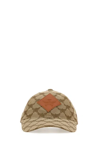 MCM MCM EMBROIDERED POLYESTER BLEND BASEBALL CAP