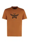 Mcm Laurel Logo Print T-shirt In Organic Cotton